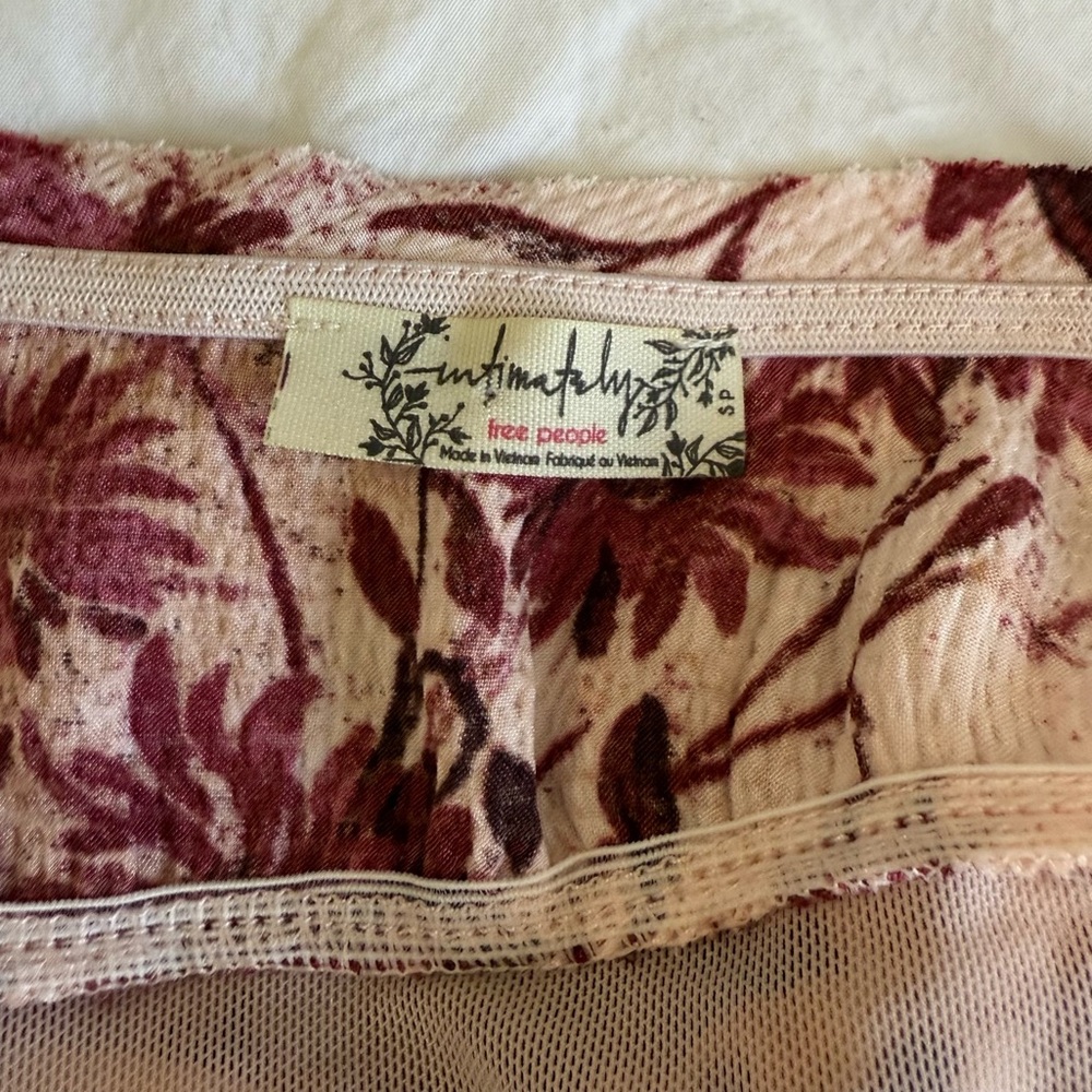 NWT Free People Halter Floral Bodysuit XL - Picture 5 of 8